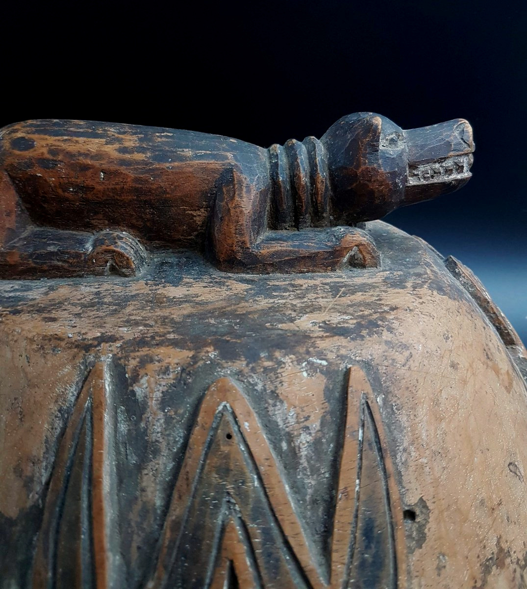 Boîte à Divination "opon Igede Ifa", Yoruba, Nigeria 02-photo-7