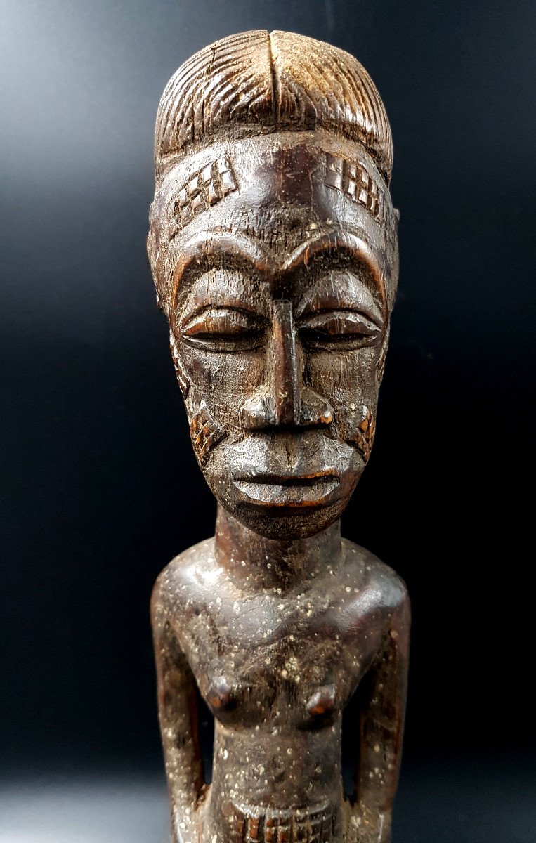 Figure Masculine Baoulé - Côte d'Ivoire-photo-3