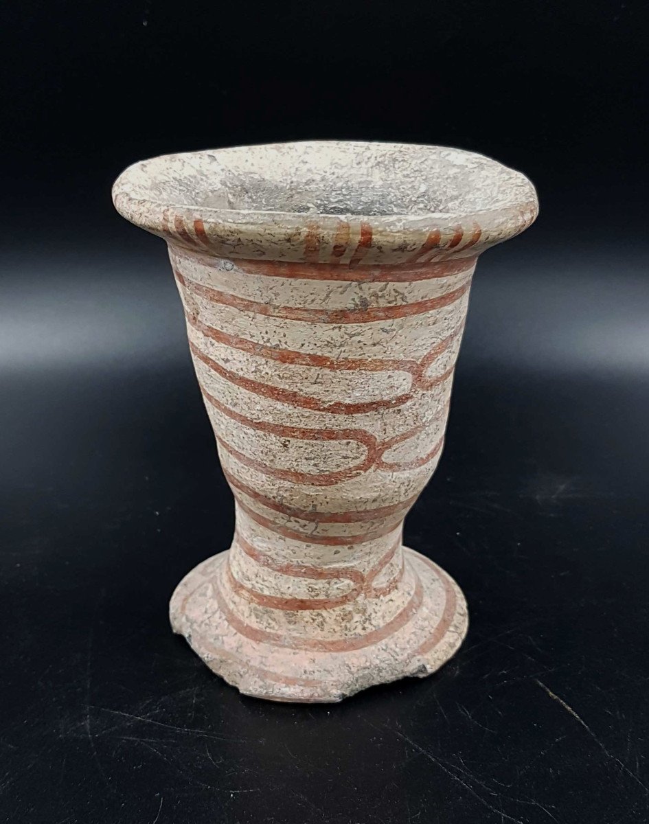 Terracotta Cup, Ban Chiang, Thailand, (-2500, -1000 Bc)-photo-4