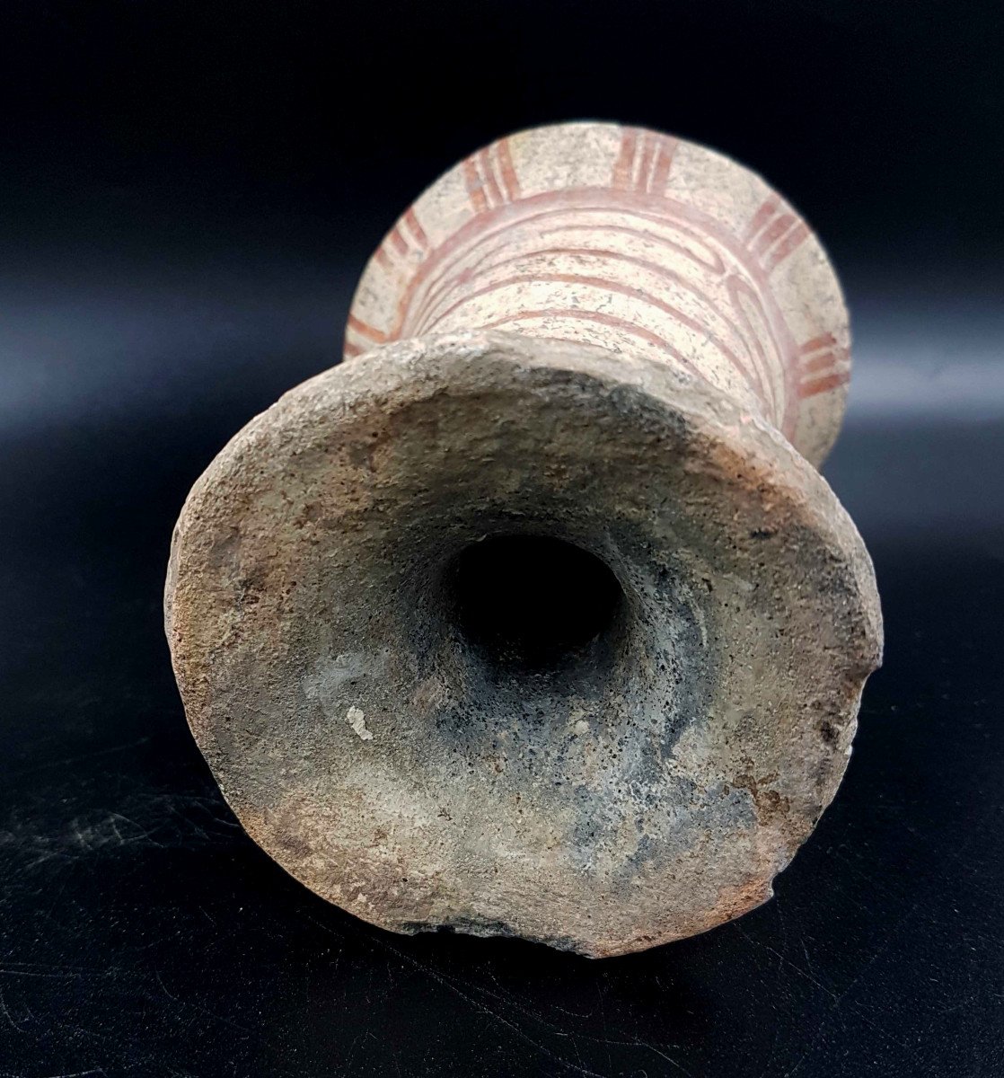 Terracotta Cup, Ban Chiang, Thailand, (-2500, -1000 Bc)-photo-3