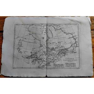 Map Of Canada - Rigobert Bonne - 1788