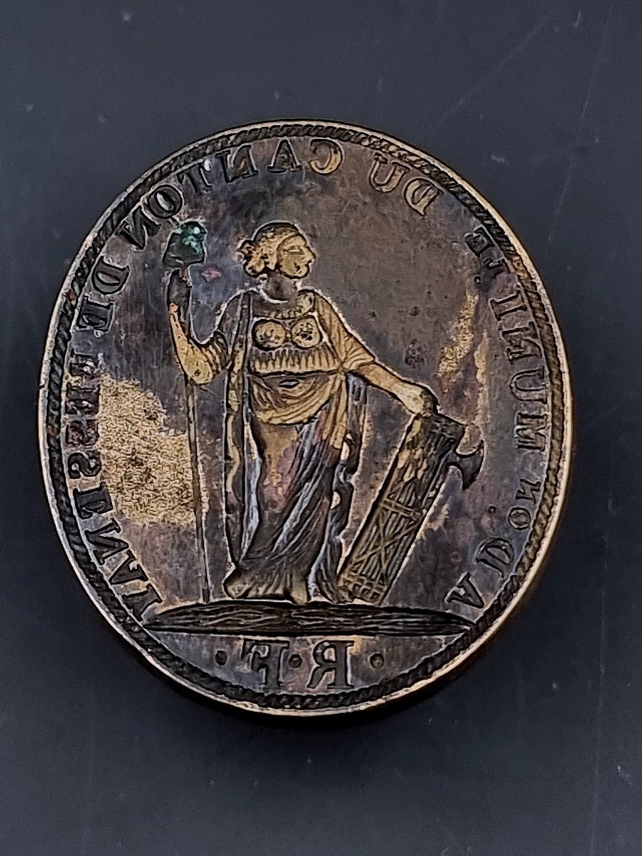 Rare Municipal Administration Seal Of The Canton Of Bessenay - Rhône Revolutionary Period-photo-2