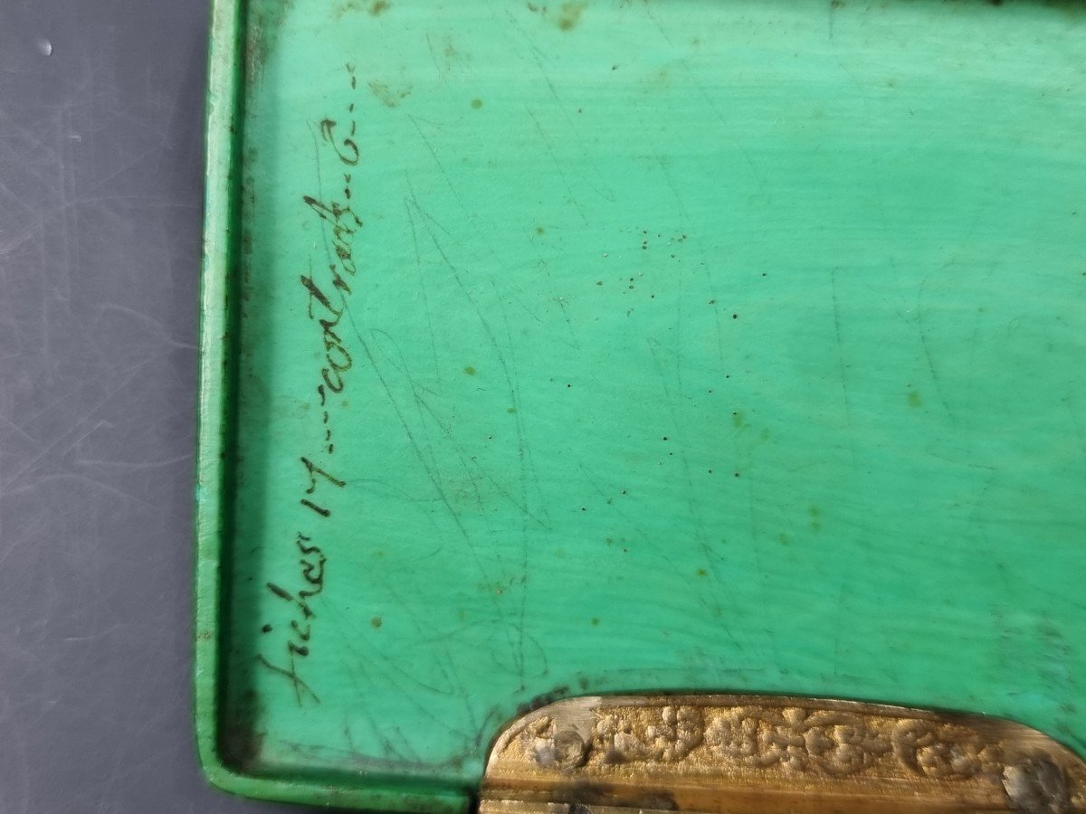 Box Marked 100 Louis, For The Games, Late 17th Century Early 18th Century Brass Hinge-photo-5