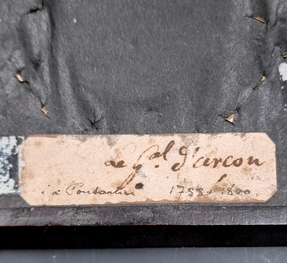 Physionotrace Aquarellé Général Jean Claude Eléonore Le Michaud D’arçon Par Chrétien Avant 1800-photo-1