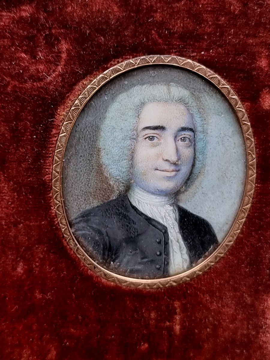 Miniature Of A Man From The 18th Century-photo-2