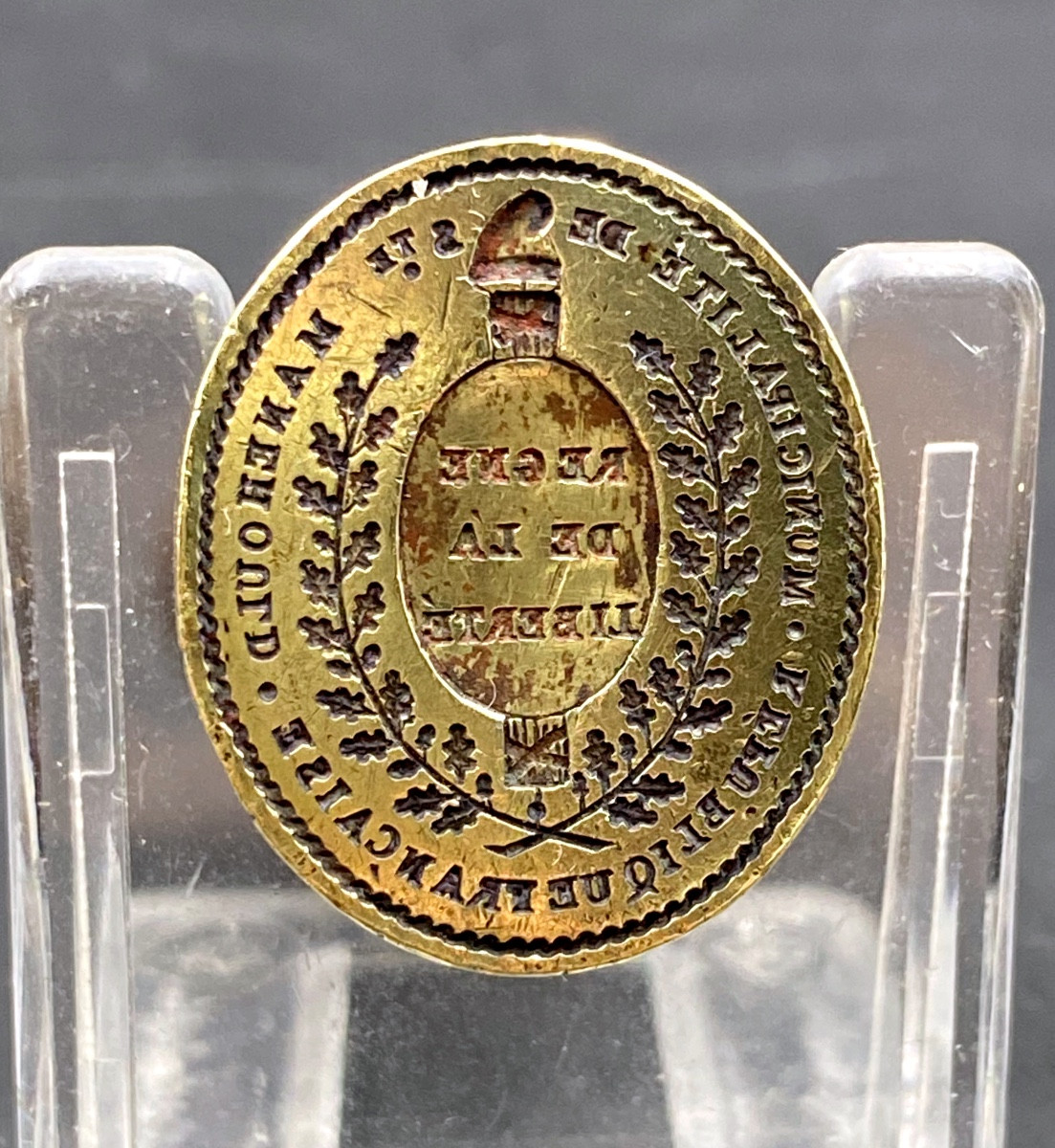 Stamp Seal Matrix Commune Sainte Menehould Department Of Marne - Revolutionary Period 
