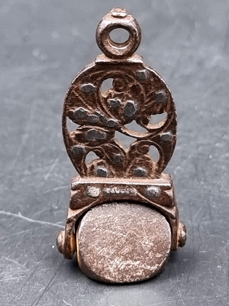 17th Century Iron Rotary Seal -photo-2