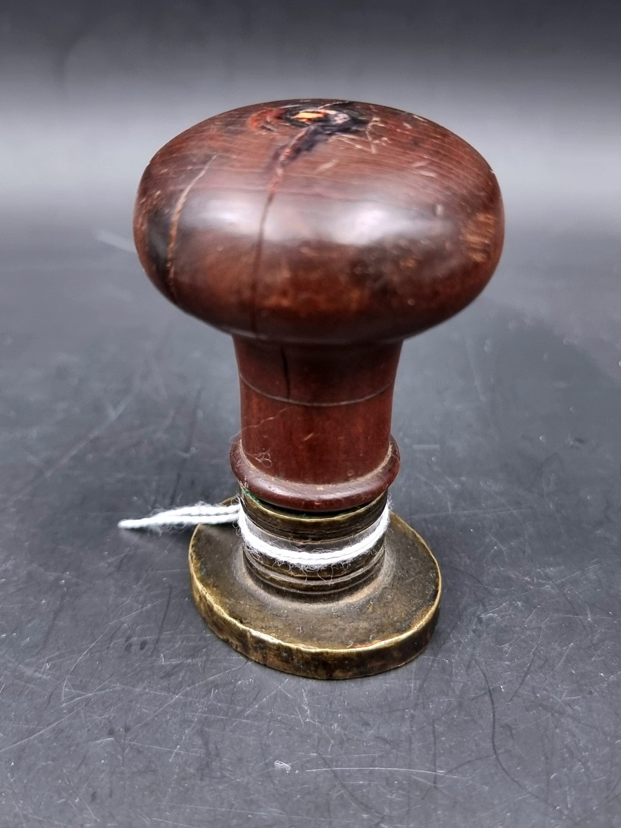 Bronze Seal Of The Masonic Lodge Of Nîmes, Council Of Anonymous Benevolence, Sv Of Nîmes -photo-3