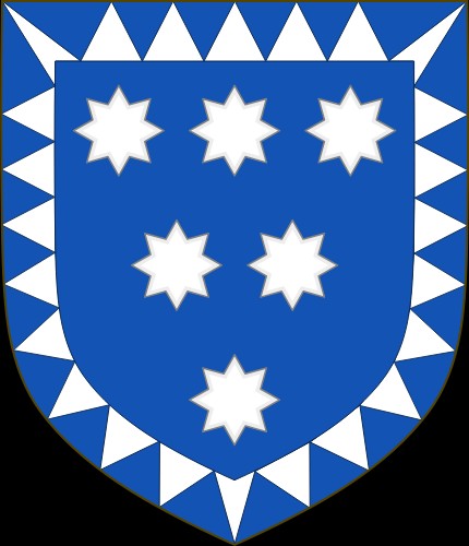 ruban galon ornement de livrée brodé d'armoiries d'écus de la famille Altieri Vincenzo Maria -photo-2