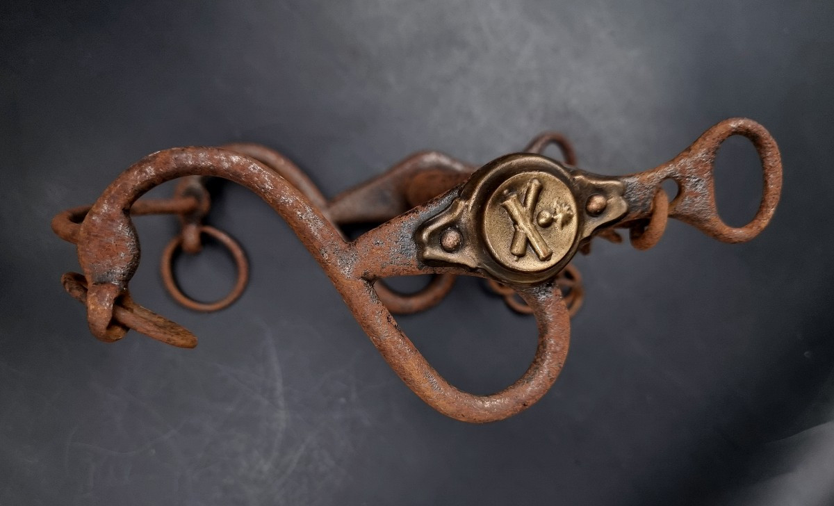 Artillery Bridle Bit Complete With Its Curb Chain, Second Empire Style -photo-4