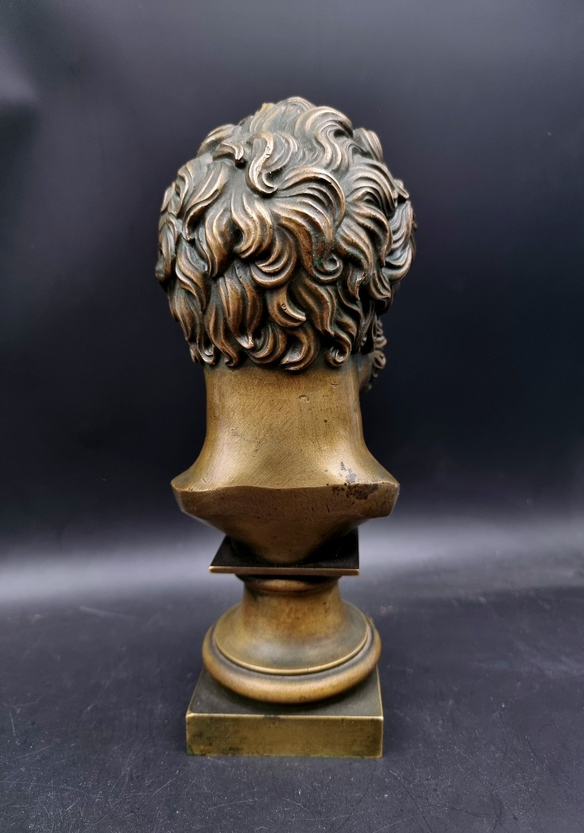 Buste en bronze du roi des Français Louis Philippe époque XIX e siècle -photo-3
