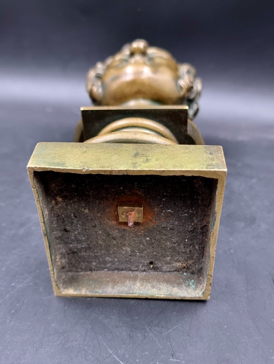 Buste en bronze du roi des Français Louis Philippe époque XIX e siècle -photo-3