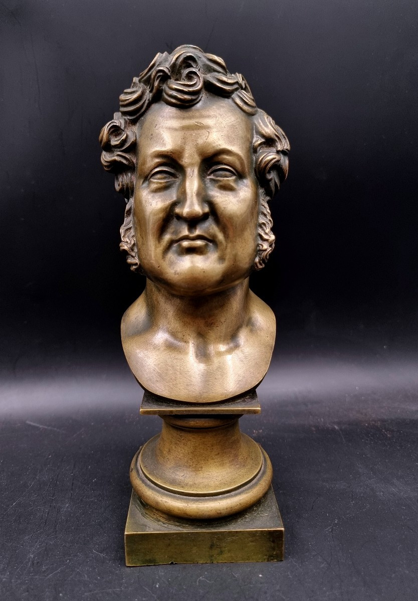 Buste en bronze du roi des Français Louis Philippe époque XIX e siècle 