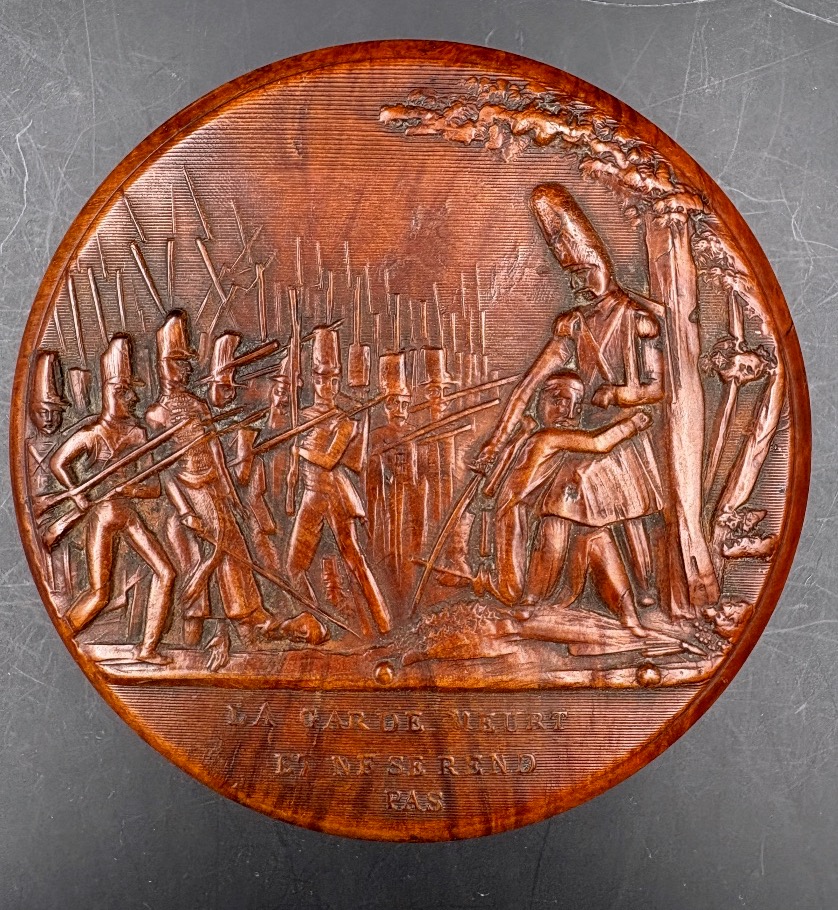 Pressed Wood Box: Battle Of Waterloo, Napoleon—
