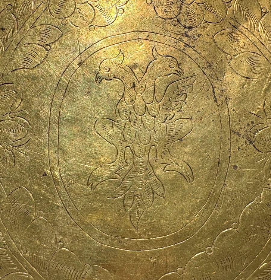 A Mule-riding Plaque Decorated With Heraldic Motifs Featuring The Double-headed Eagle Of The Holy Roman Empire And Flowers  -photo-2