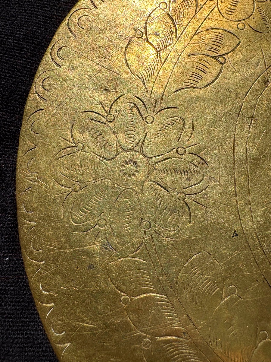 A Mule-riding Plaque Decorated With Heraldic Motifs Featuring The Double-headed Eagle Of The Holy Roman Empire And Flowers  -photo-3