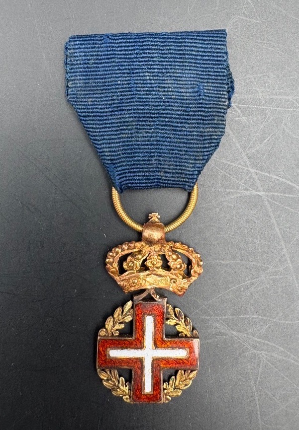 Réduction de la médaille de l'ordre militaire de Savoie 1815-photo-2