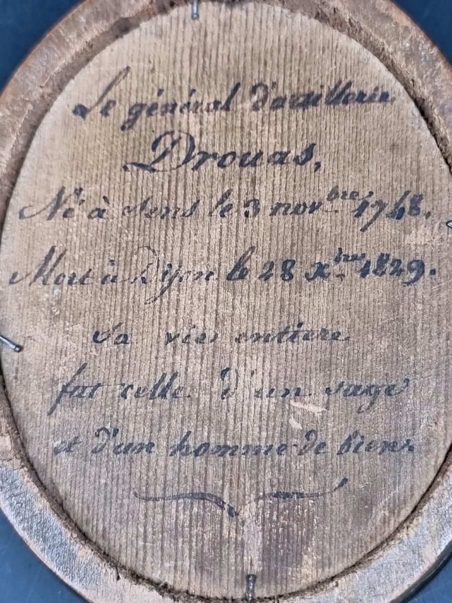 Médaillon profil du général Baron d'empire Jacques Marie Charles de Drouas de Boussey -photo-1