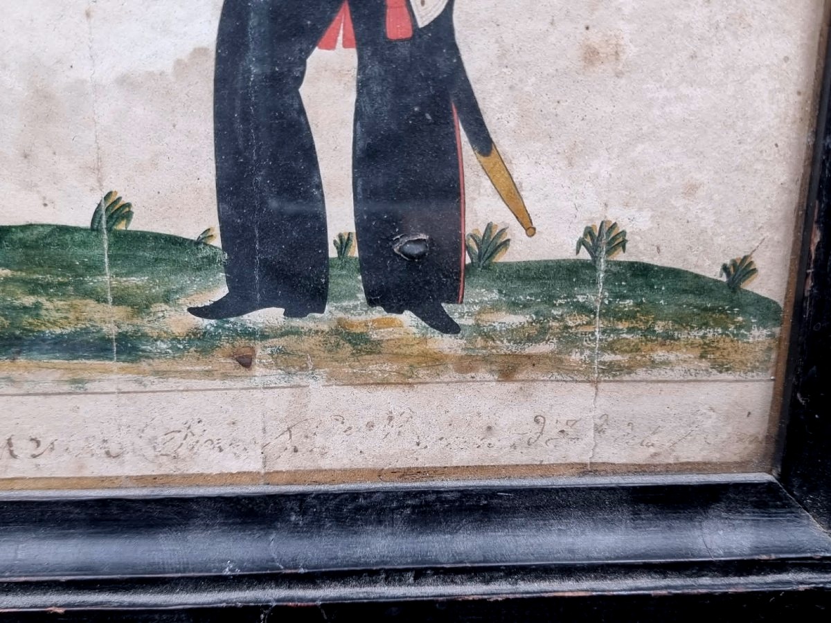 A Royal Guard Grenadier—a Drawing On The Back Of A Letter? -photo-4