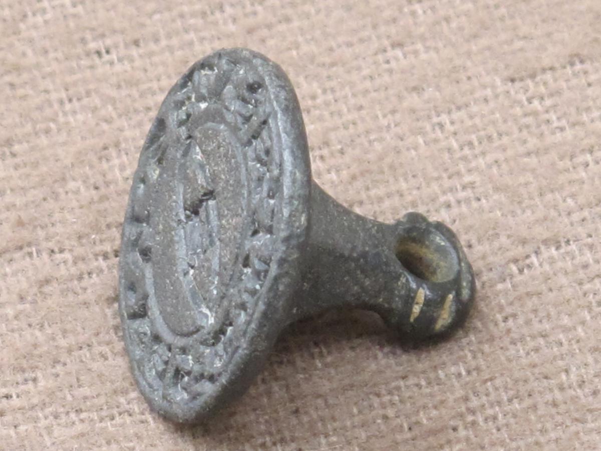 Seal Stamp Medieval Bronze High Time