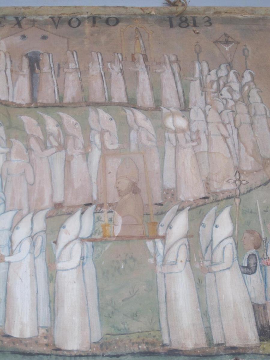 Ex Voto 1813 Procession Of White Penitents Jacques The Major And The Minor Procession Turlututu-photo-4