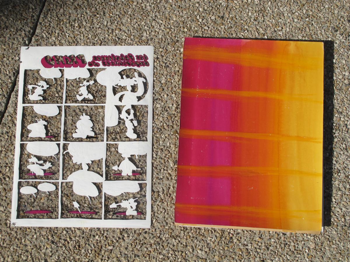 Two Original Boards Of Bd The Fabulous Experiences Of Primo Gay Fournier 1977 Casimir-photo-7
