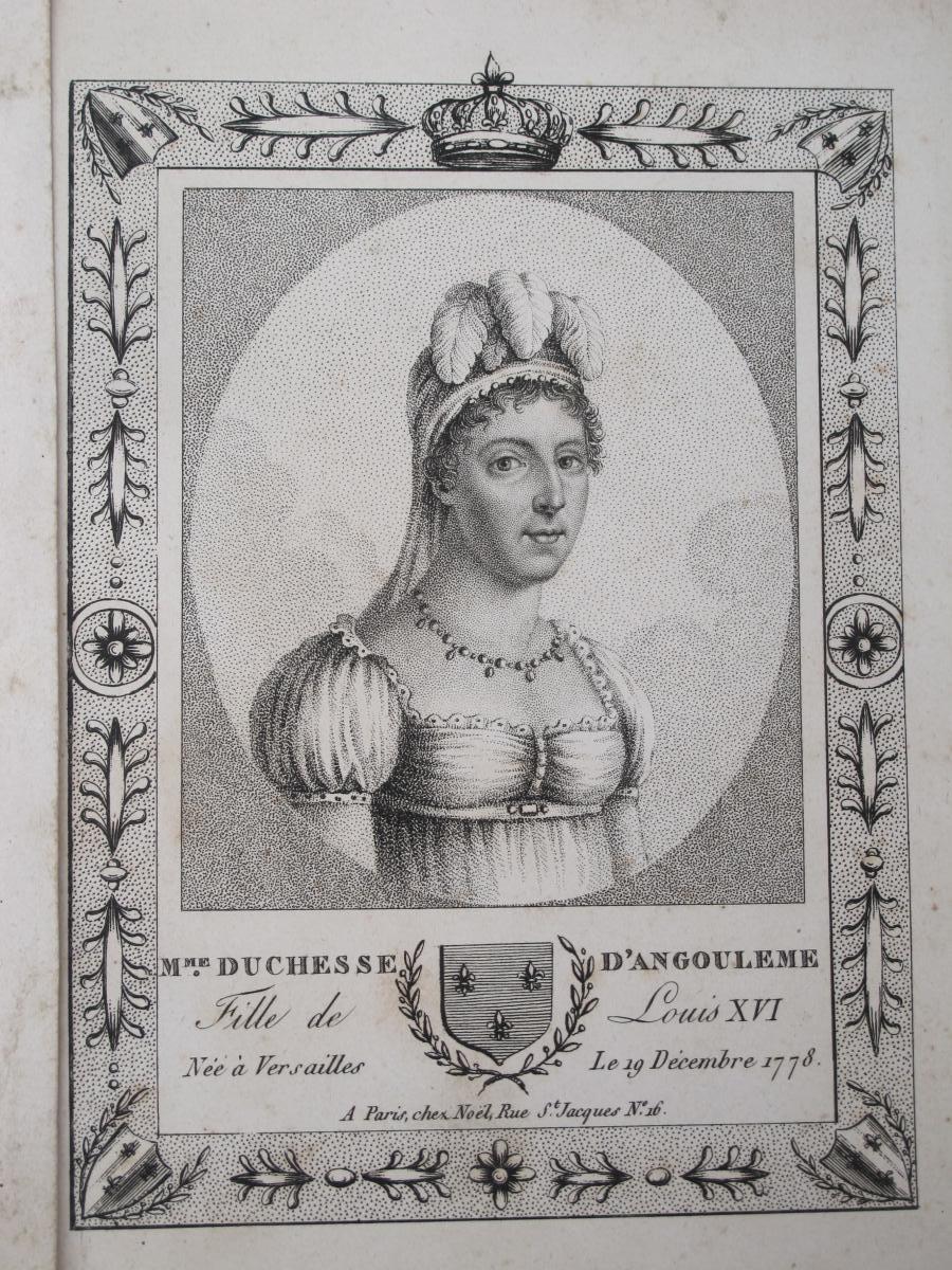 Gravure Duchesse, Duc d'Angouleme, Comte d'Artois-photo-4