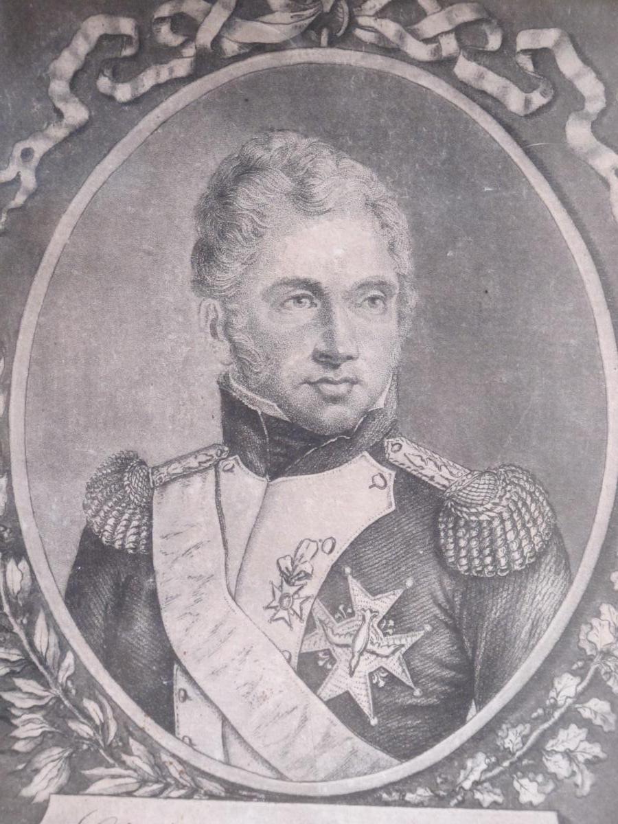 Charles Ferdinand De France Duc De Berry Versailles 24 Janvier 1778 Cadre Gravure-photo-3