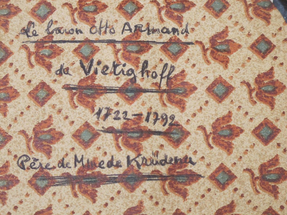 Profile Cut Out Silhouette Baron Otto Hermann Von Vietinghoff (1722-1792)-photo-4