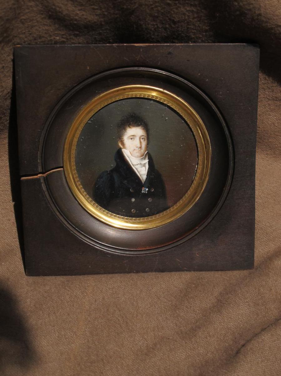 Miniature Homme Légion d'Honneur Décoration Du Lys Vers 1816 Belle Qualité-photo-3