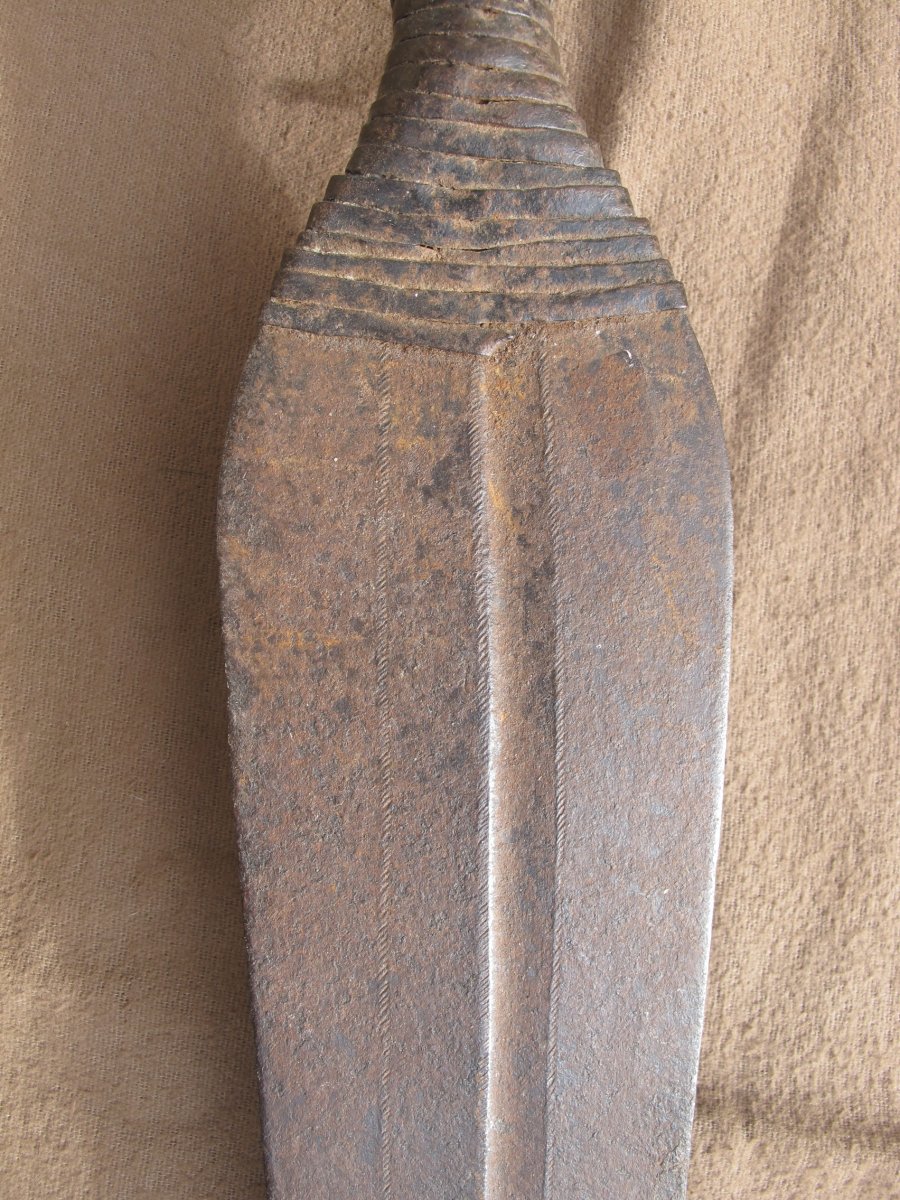 Sword Ngombe Doko Democratic Republic Congo Formerly Zaire Weapon African Africa-photo-2