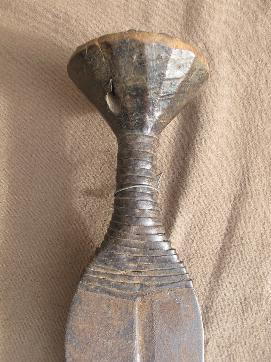 Sword Ngombe Doko Democratic Republic Congo Formerly Zaire Weapon African Africa-photo-3