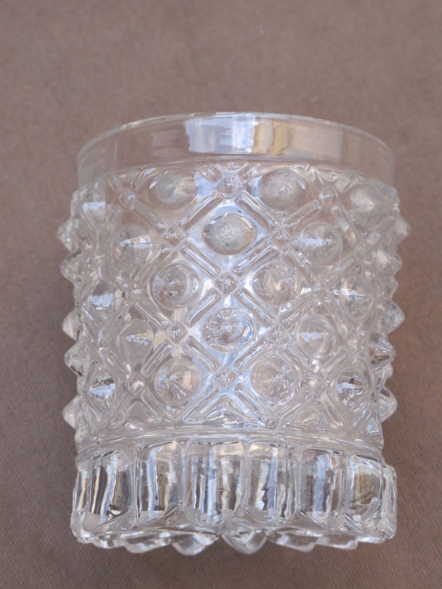 Crystal Goblet Molded With The Legion Of Honor Cristallo Ceramics Tip Glass Medal-photo-4