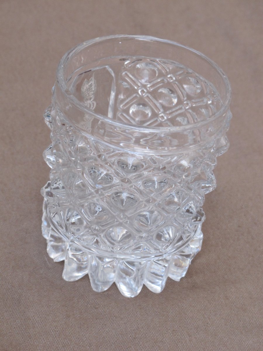 Crystal Goblet Molded With The Legion Of Honor Cristallo Ceramics Tip Glass Medal-photo-3