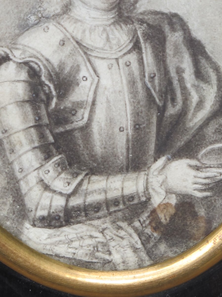 Miniature Lord In Armor With Snuffbox Drawing Of A Very Great Finesse-photo-4