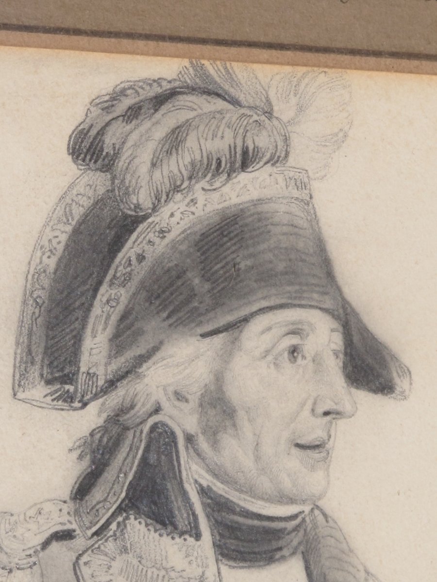 Dessin Du Général Jean François Coquille Dugommier Général d'Empire Par Edouard Girardet-photo-3