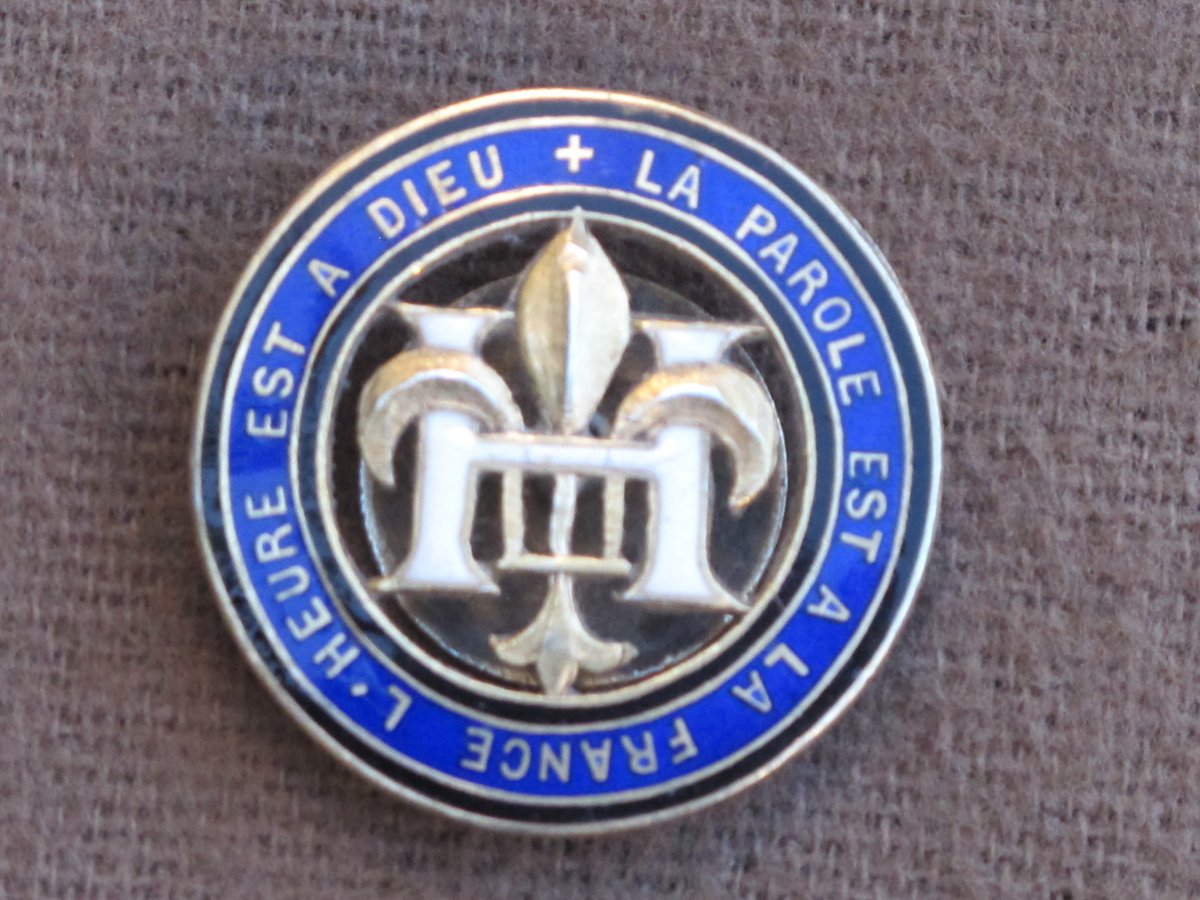 Button Legitimist Henri V The Hour Is To God The Word Is To France Chambord Bordeaux