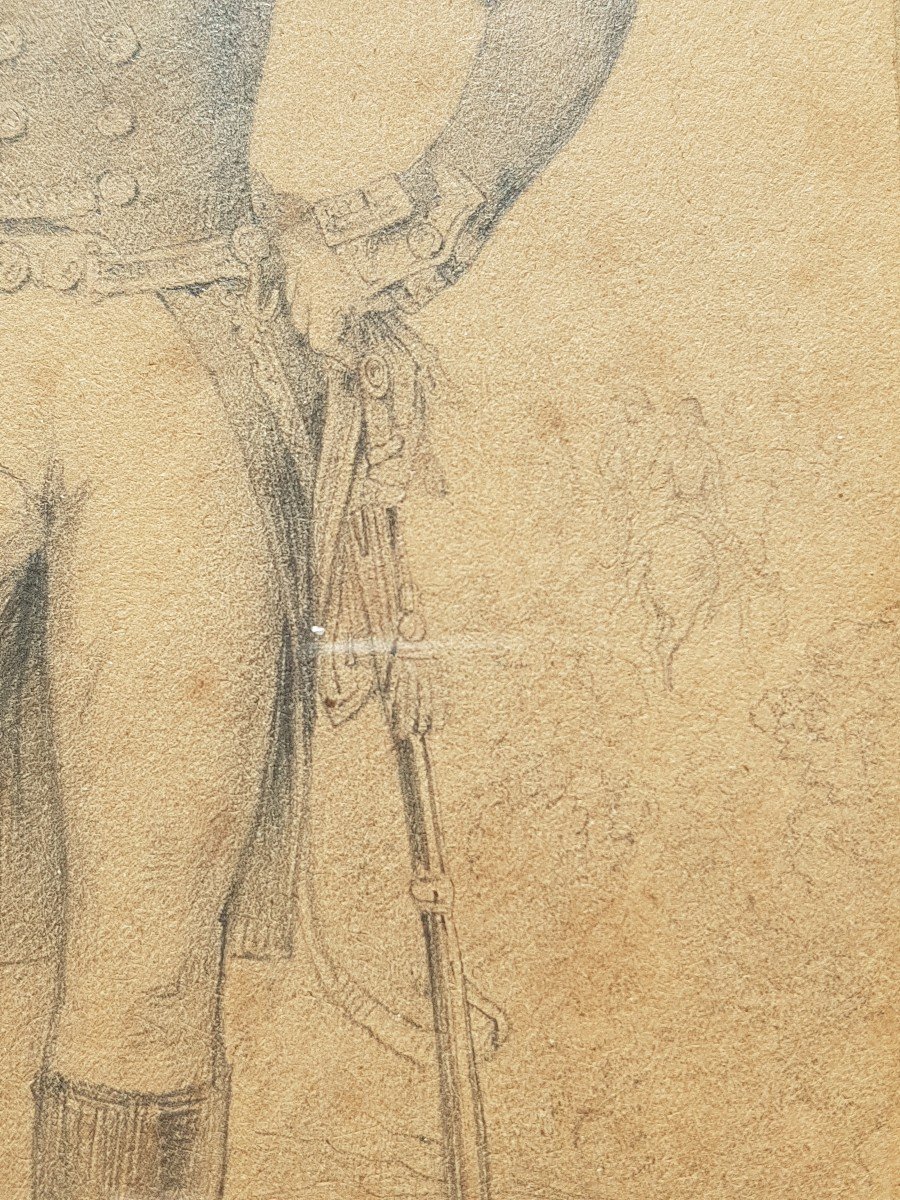 Drawing Charles Francois Dumouriez Military Officer Minister General Empire-photo-1