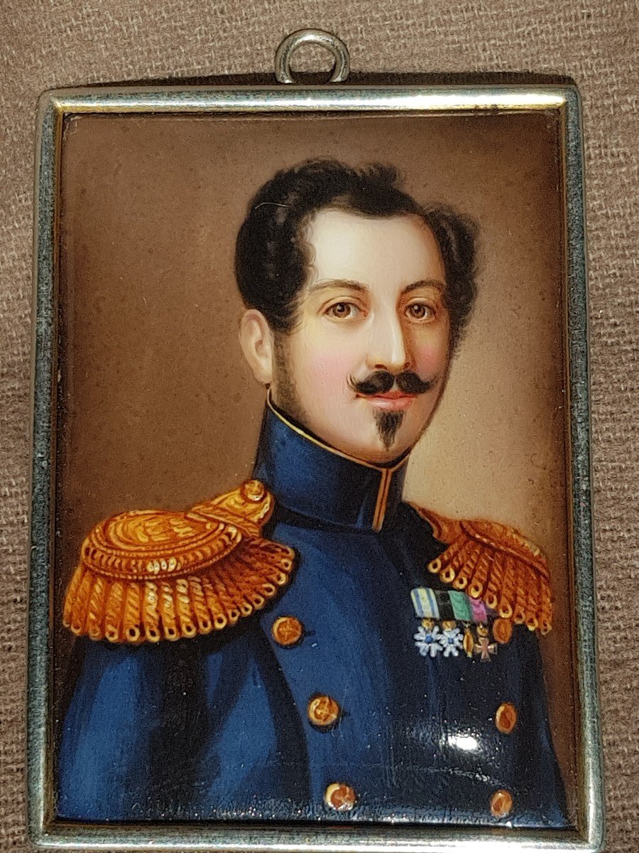 Miniature King Joseph François Oscar I Of Sweden And Norway Bernadotte