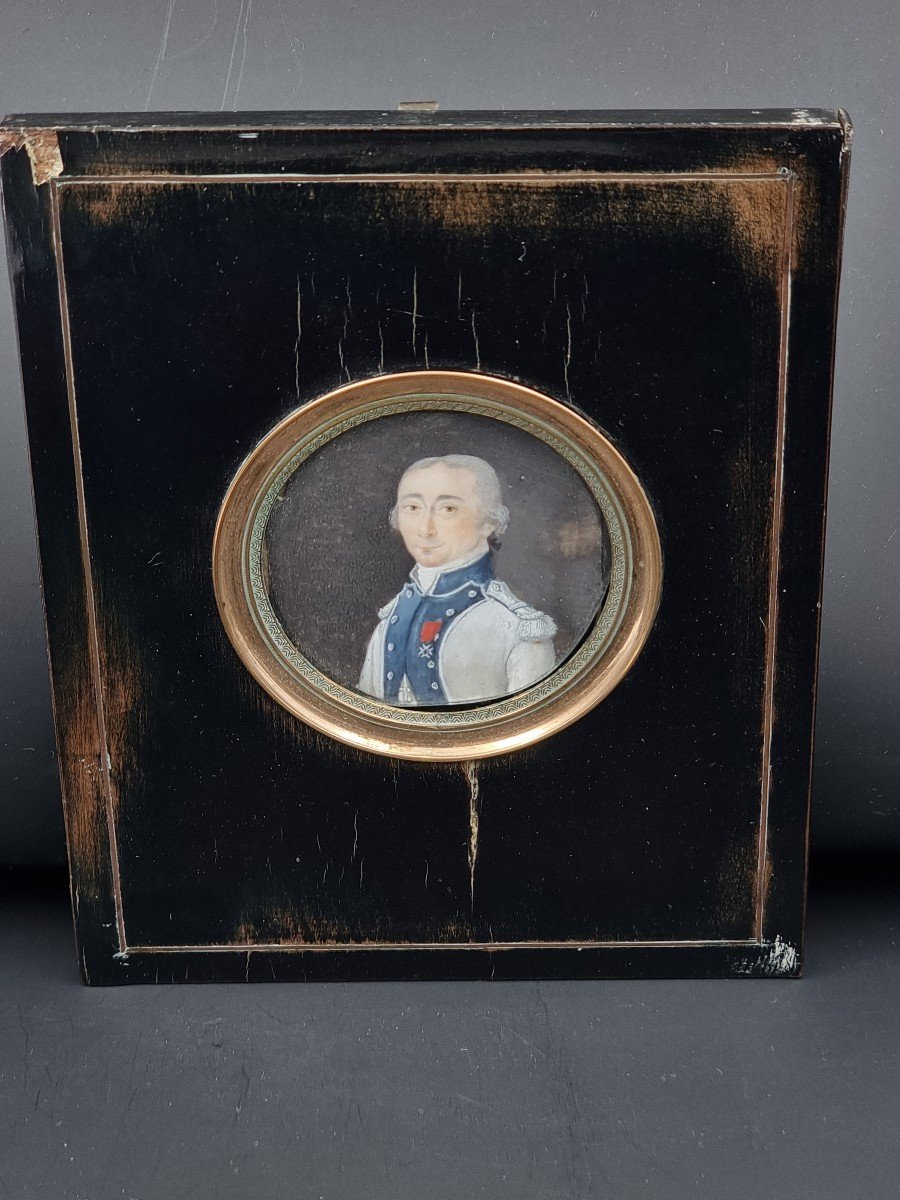 French Officer Of The 16e  Regiment Military Uniform 1791-photo-2