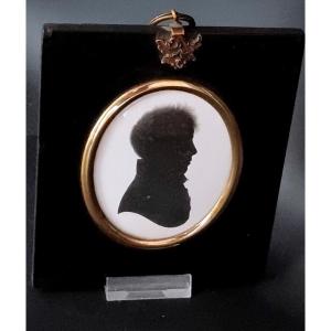 Silhouette Of A Young Man Of Very Good Quality Signed By John Field