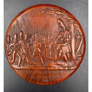Pressed Wood Box: Battle Of Waterloo, Napoleon—