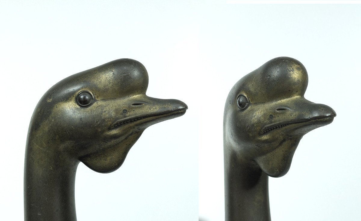 Oie dodue - bronze 1930-50  Japon #660-photo-1