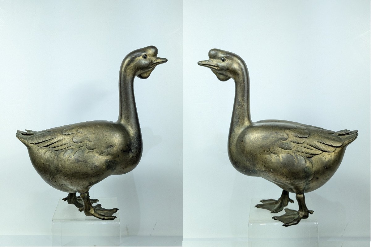 Oie dodue - bronze 1930-50  Japon #660-photo-2