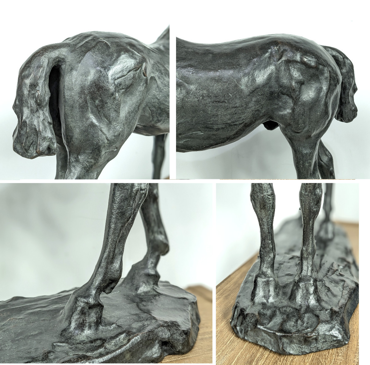 Horse At A Standstill - Bronze Circa 1920-30 - Imperial Tokyo Foundry #663-photo-6