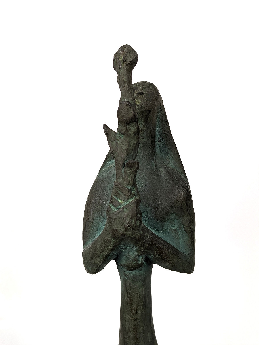 Little Woman With A Flower - Seiho Hidaka Circa 1970-80 #657-photo-6