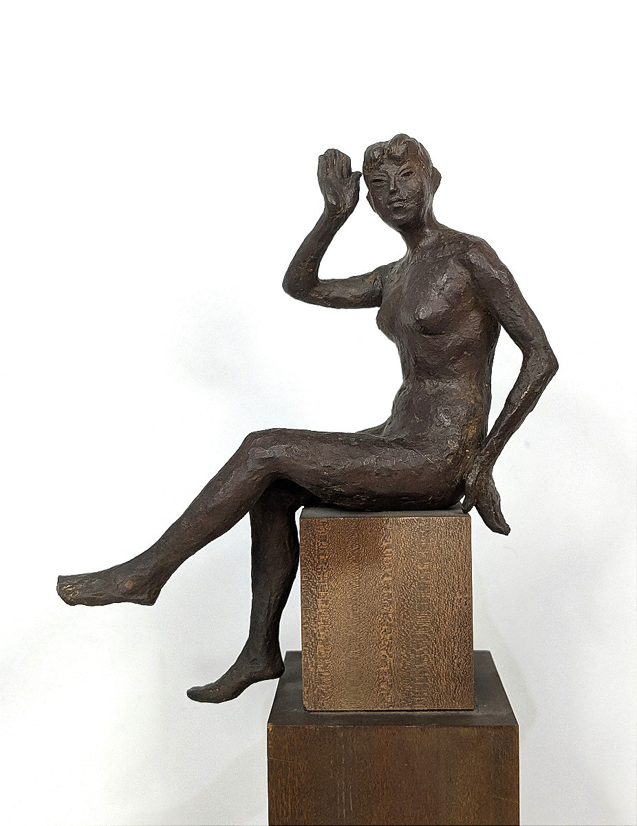 Small Nude - Bronze By Takashi Sugimura 1922-2004 #673