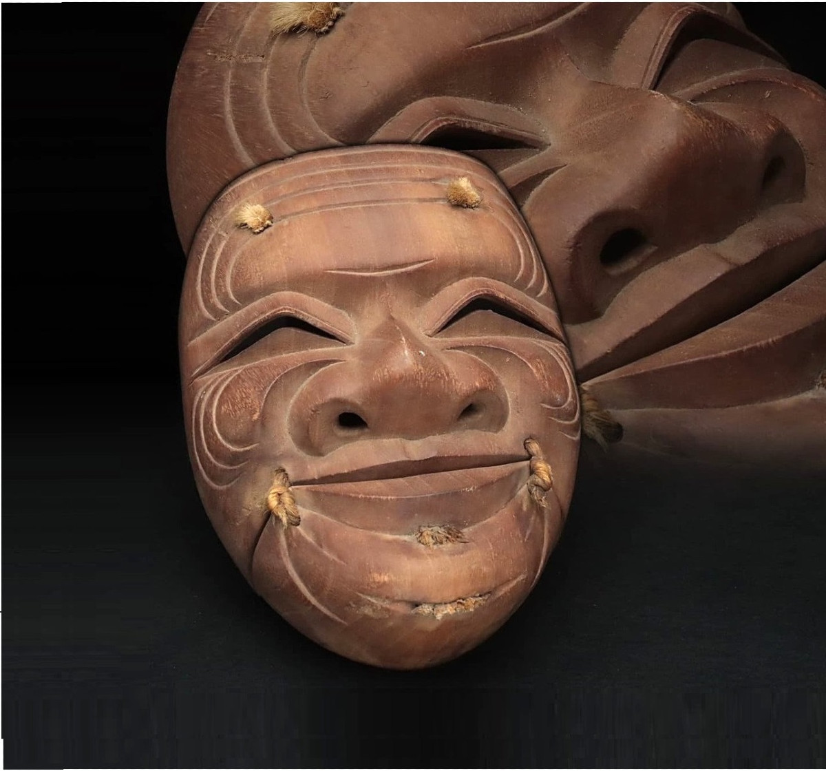 Noh Mask - Okina - Showa Period 1950-60 #653