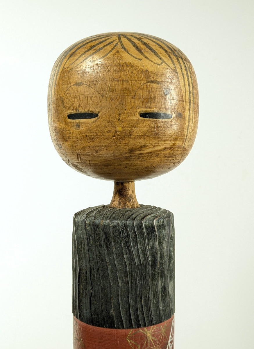 Kokeshi By Master Tsujita Ryozo (1918-?) Kokeby-photo-2