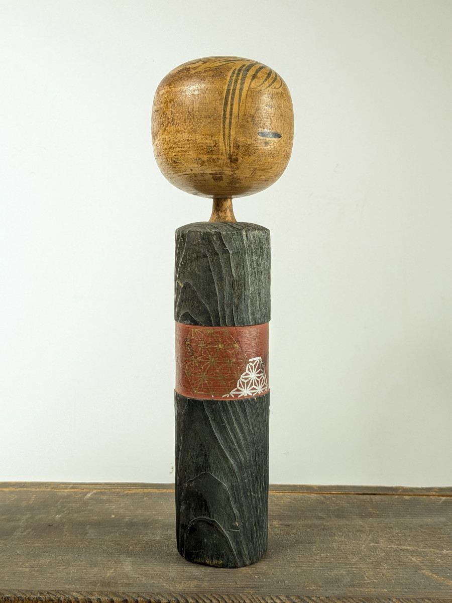Kokeshi By Master Tsujita Ryozo (1918-?) Kokeby-photo-1